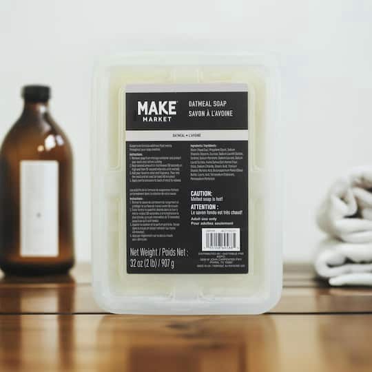 slide 1 of 3, Oatmeal Soap Base, 2lb. By Make Market, 2 lb