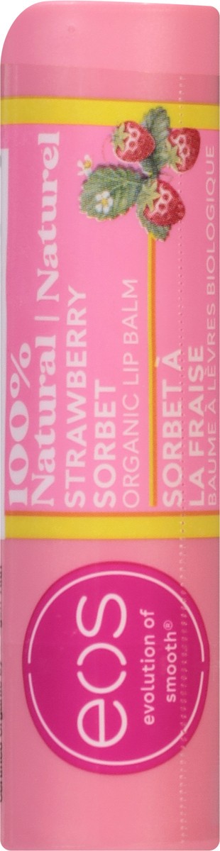 slide 13 of 13, eos Organic Strawberry Sorbet Lip Balm 0.14 oz, 0.14 oz