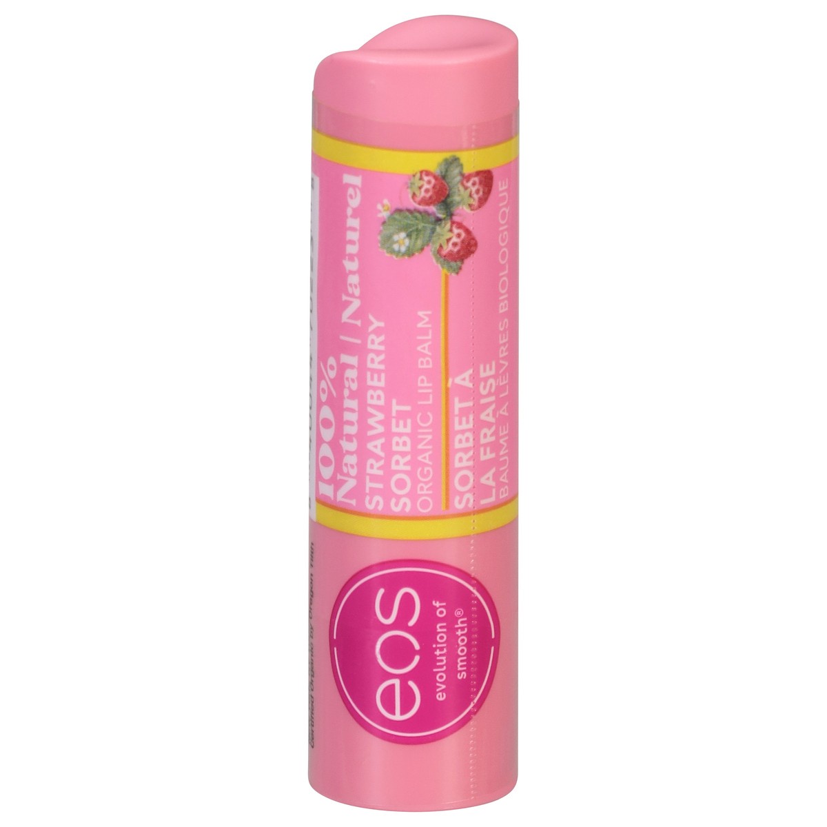 slide 3 of 13, eos Organic Strawberry Sorbet Lip Balm 0.14 oz, 0.14 oz