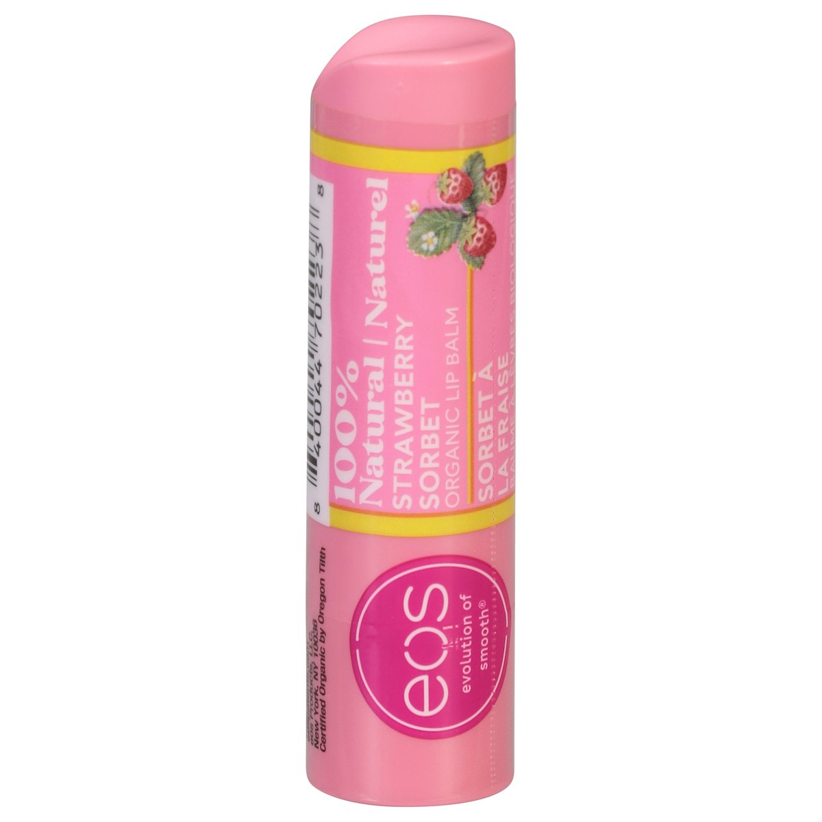 slide 11 of 13, eos Organic Strawberry Sorbet Lip Balm 0.14 oz, 0.14 oz