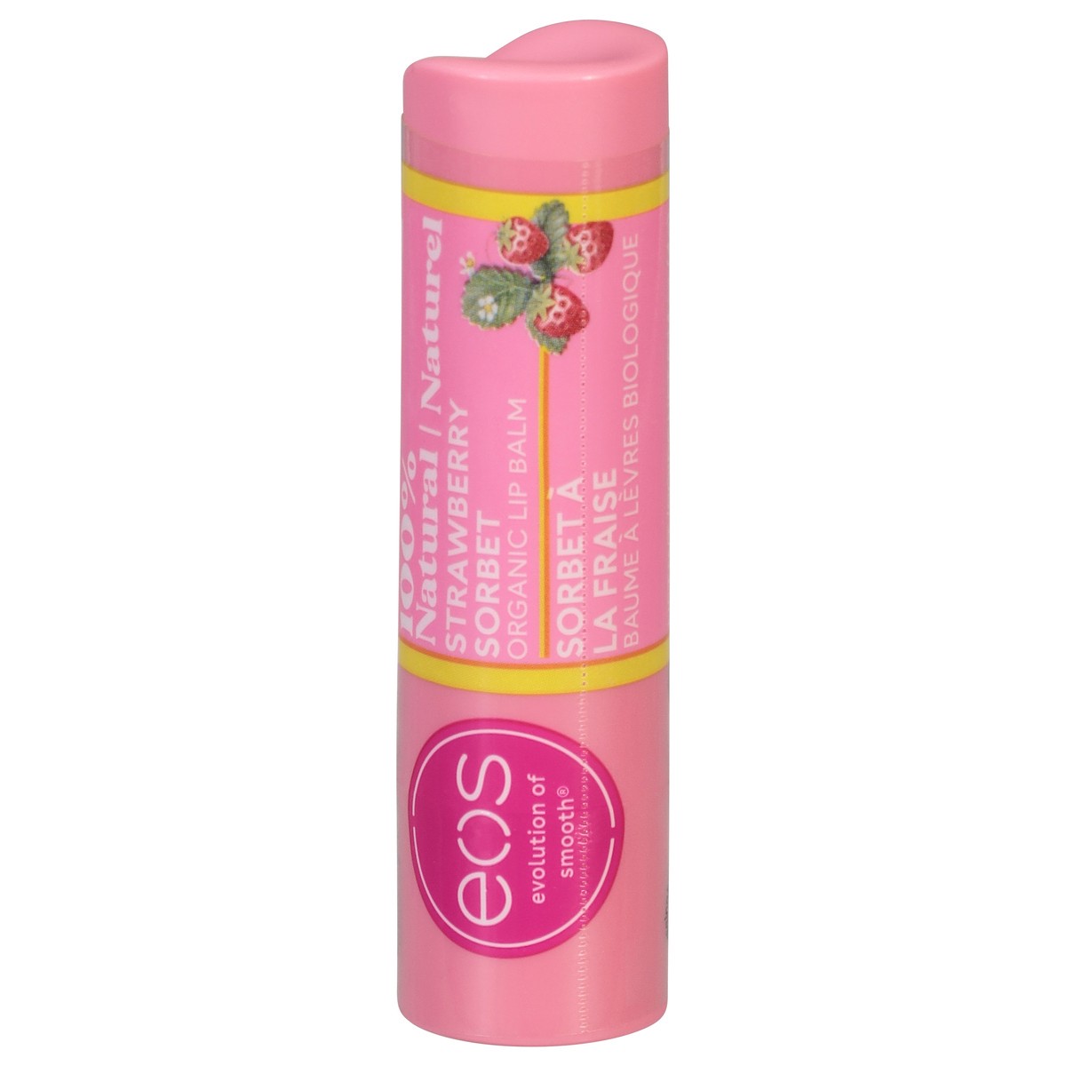 slide 12 of 13, eos Organic Strawberry Sorbet Lip Balm 0.14 oz, 0.14 oz