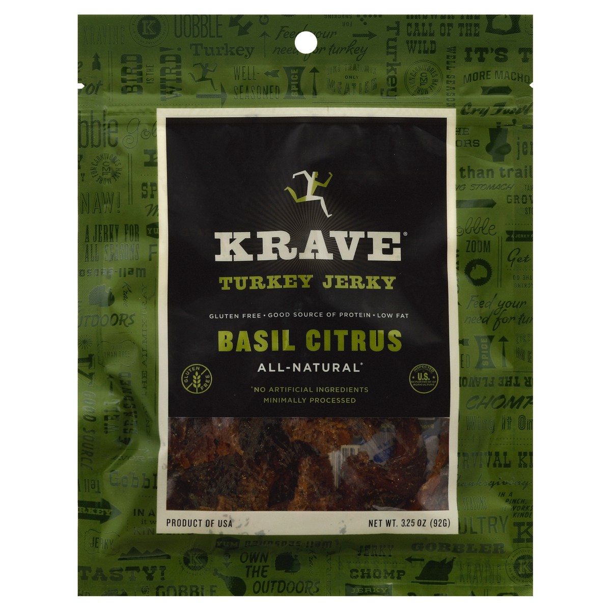 slide 3 of 3, Krave Turkey Jerky 3.25 oz, 3.25 oz