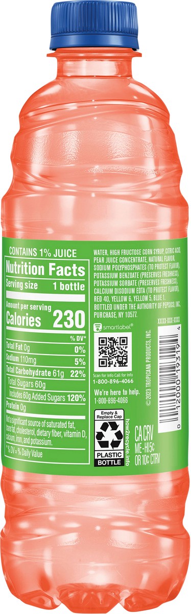 slide 2 of 8, Twister Tw!ster Flavored Beverage Strawberry Kiwi Cyclone 16.9 Fl Oz, 16.9 fl oz