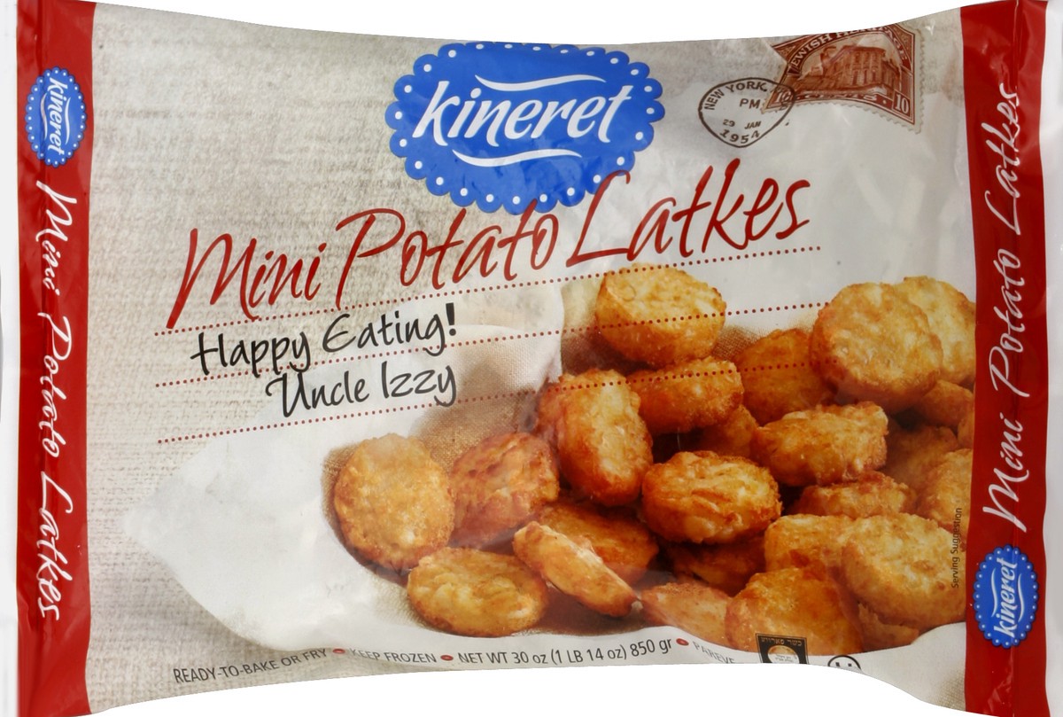 slide 5 of 5, Kineret Kineret Mini Potato Latkes, 30 oz