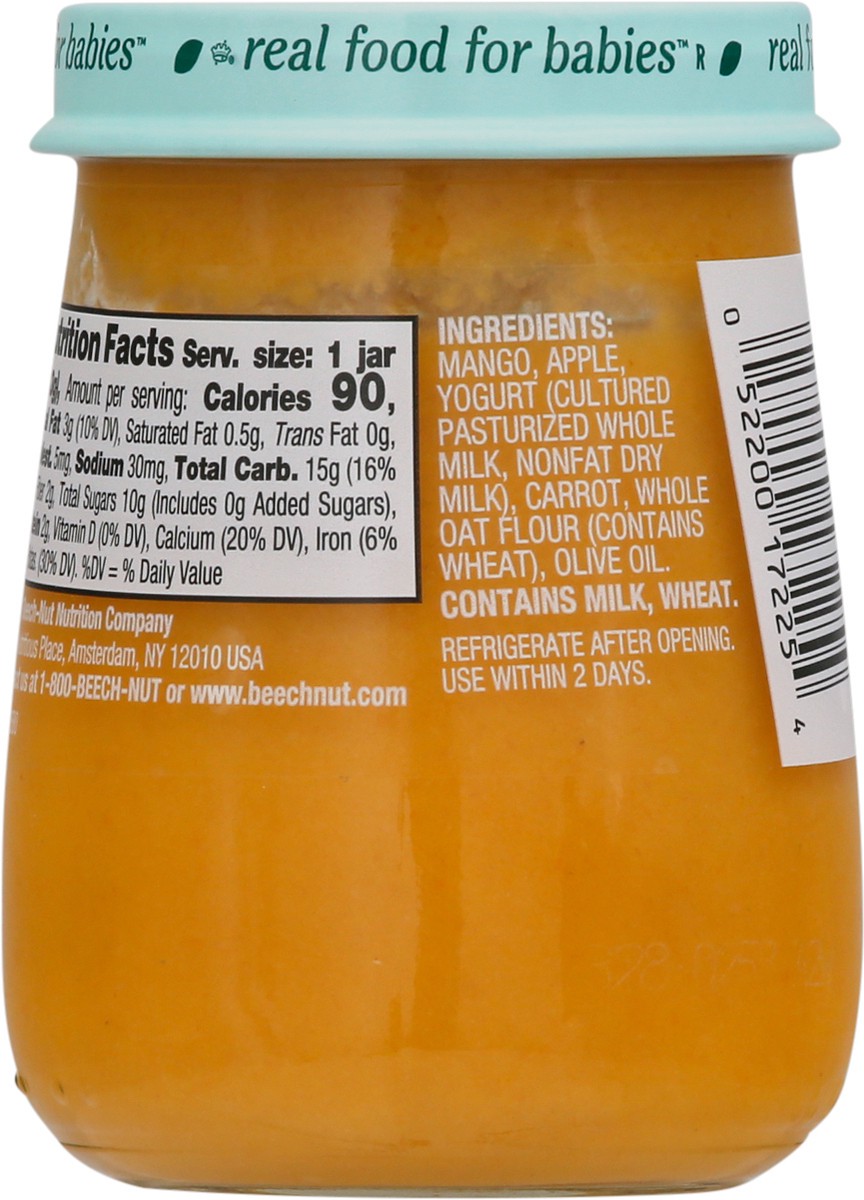 slide 5 of 9, Beech-Nut Naturals Superblends Stage 3 Baby Food, Mango Carrot Yogurt & Oat, 4 oz Jar, 4 oz