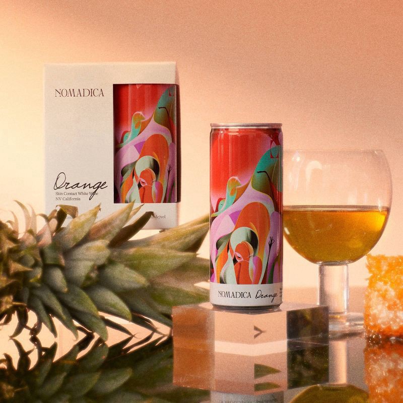slide 3 of 5, Nomadica California Orange Wine, 4 ct