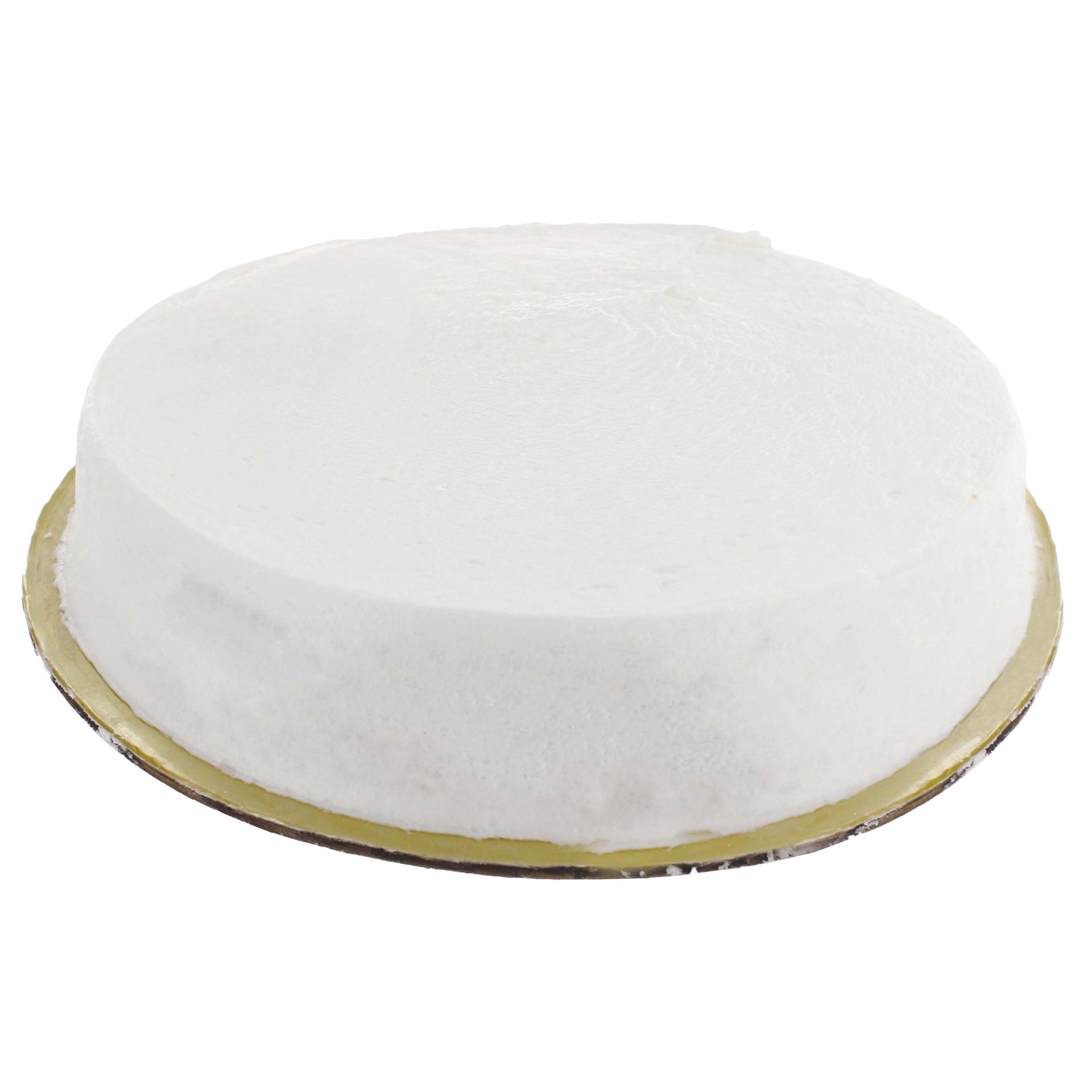slide 1 of 1, H-E-B Bakery 1-Layer Buttercream White Cake, 8 in