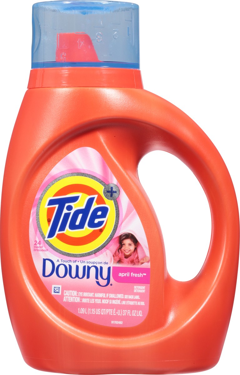 slide 2 of 12, Tide + Downy April Fresh Detergent 37 fl oz, 37 fl oz