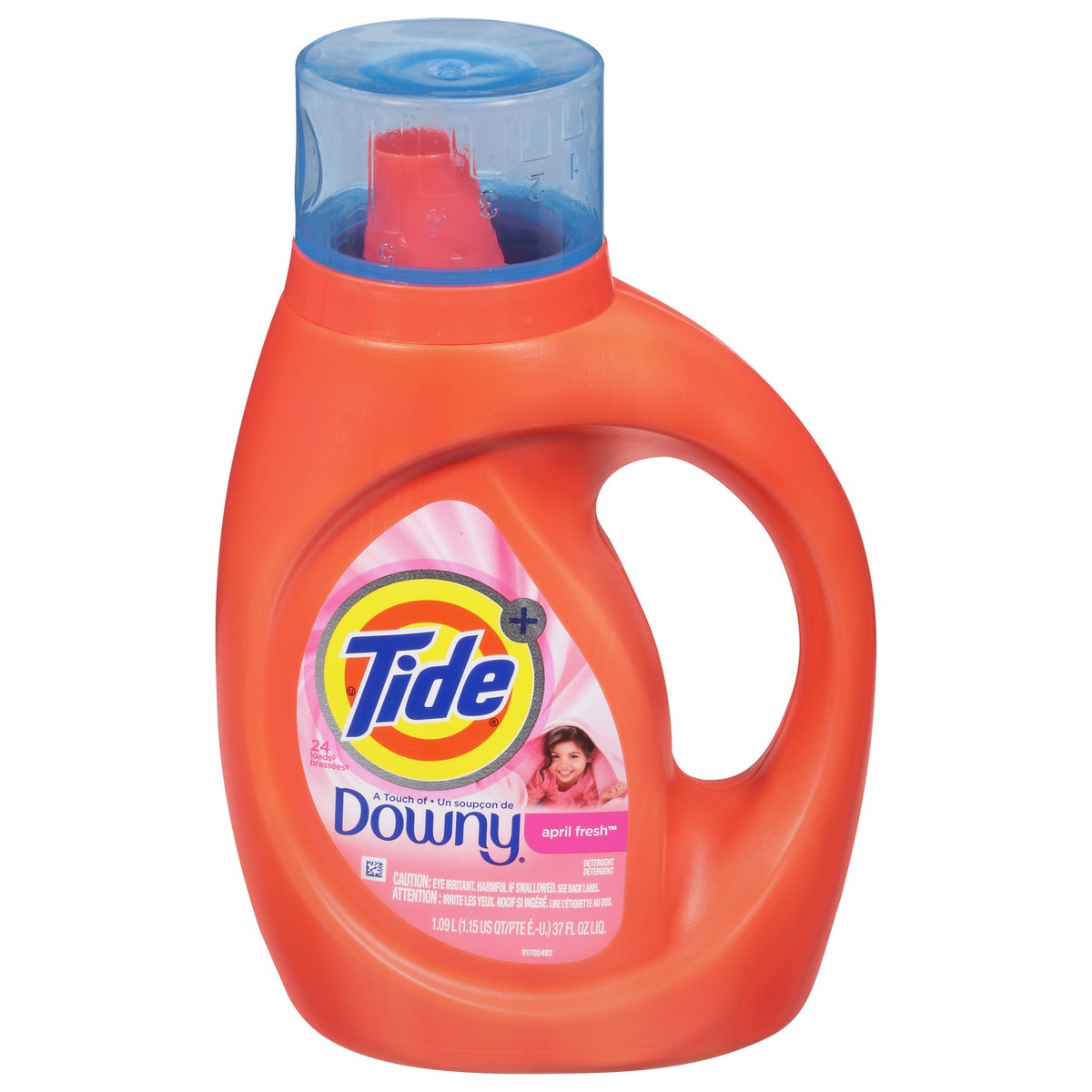 slide 1 of 12, Tide + Downy April Fresh Detergent 37 fl oz, 37 fl oz