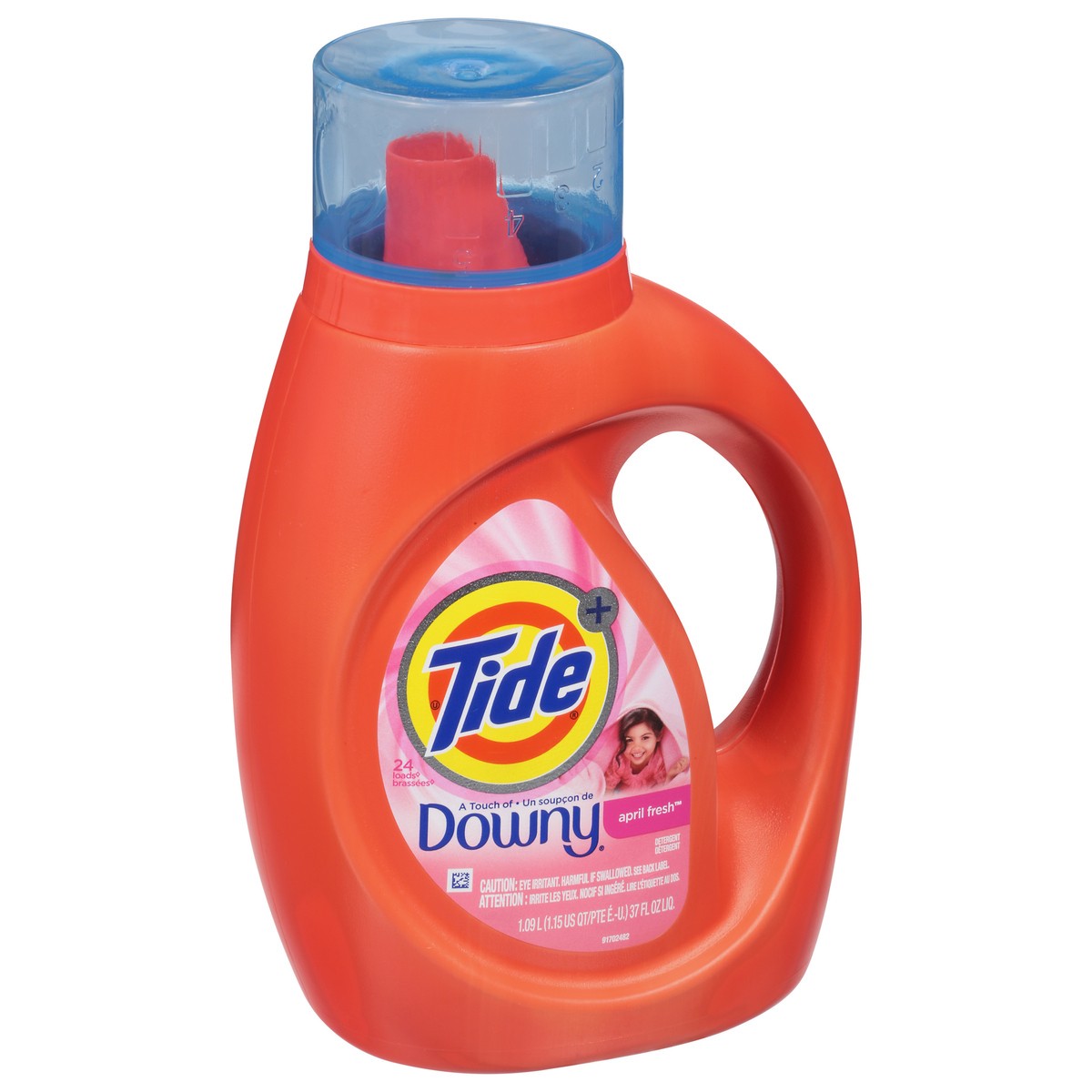 slide 8 of 12, Tide + Downy April Fresh Detergent 37 fl oz, 37 fl oz