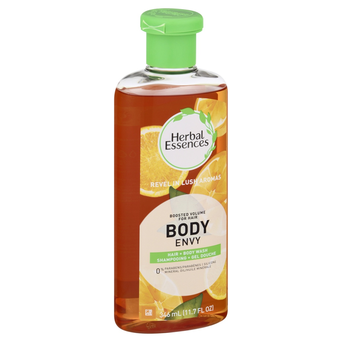 slide 2 of 10, Herbal Essences Body Envy Citrus Essences Hair + Body Wash 346 ml, 11.7 oz