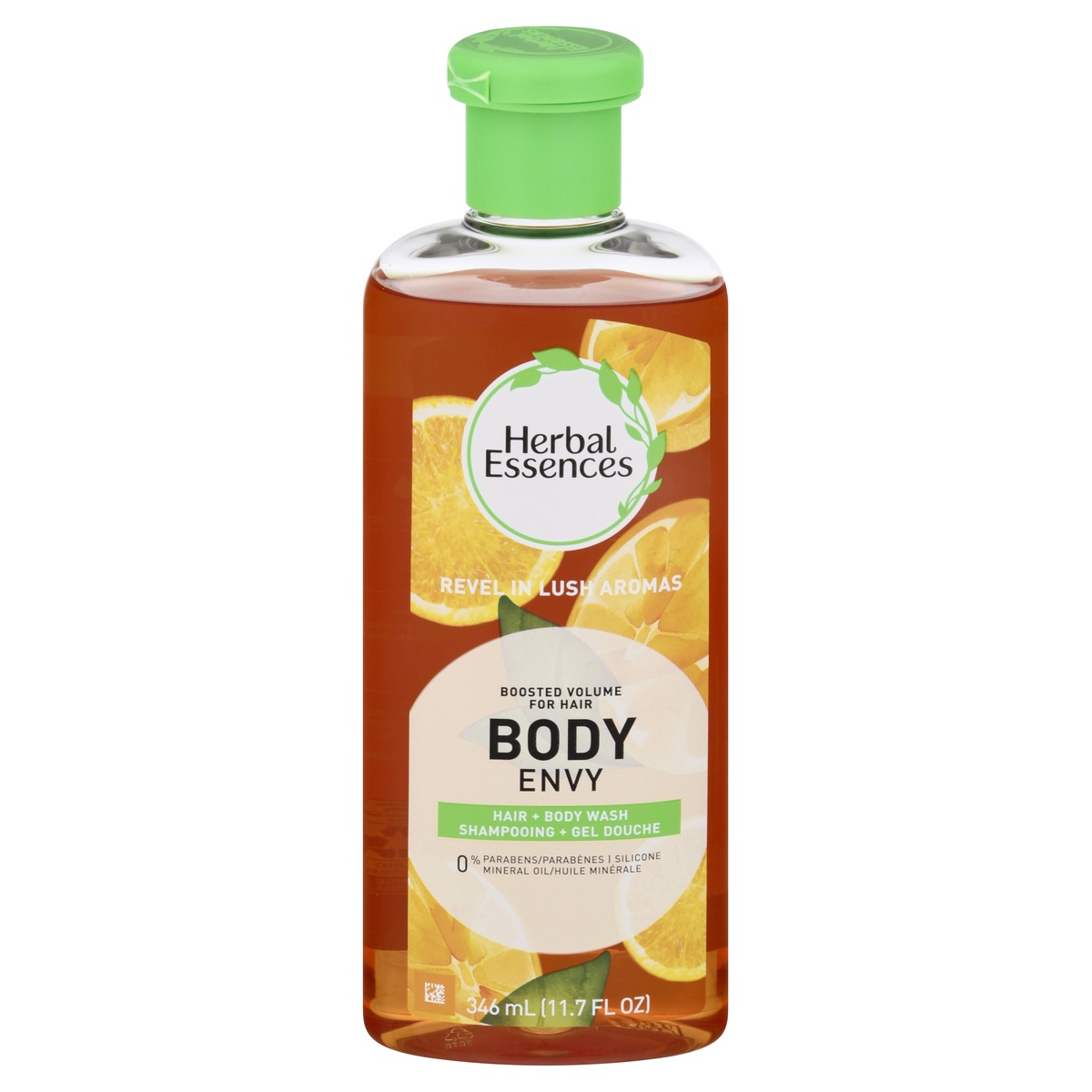slide 10 of 10, Herbal Essences Body Envy Citrus Essences Hair + Body Wash 346 ml, 11.7 oz