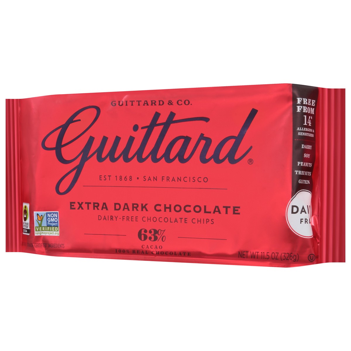 slide 5 of 9, Guittard Dairy Free Extra Dark Chocolate 11.5 oz, 11.5 oz