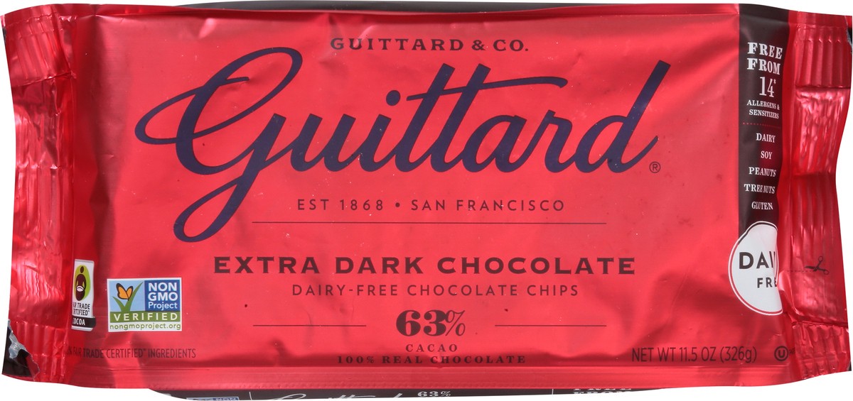 slide 7 of 9, Guittard Dairy Free Extra Dark Chocolate 11.5 oz, 11.5 oz