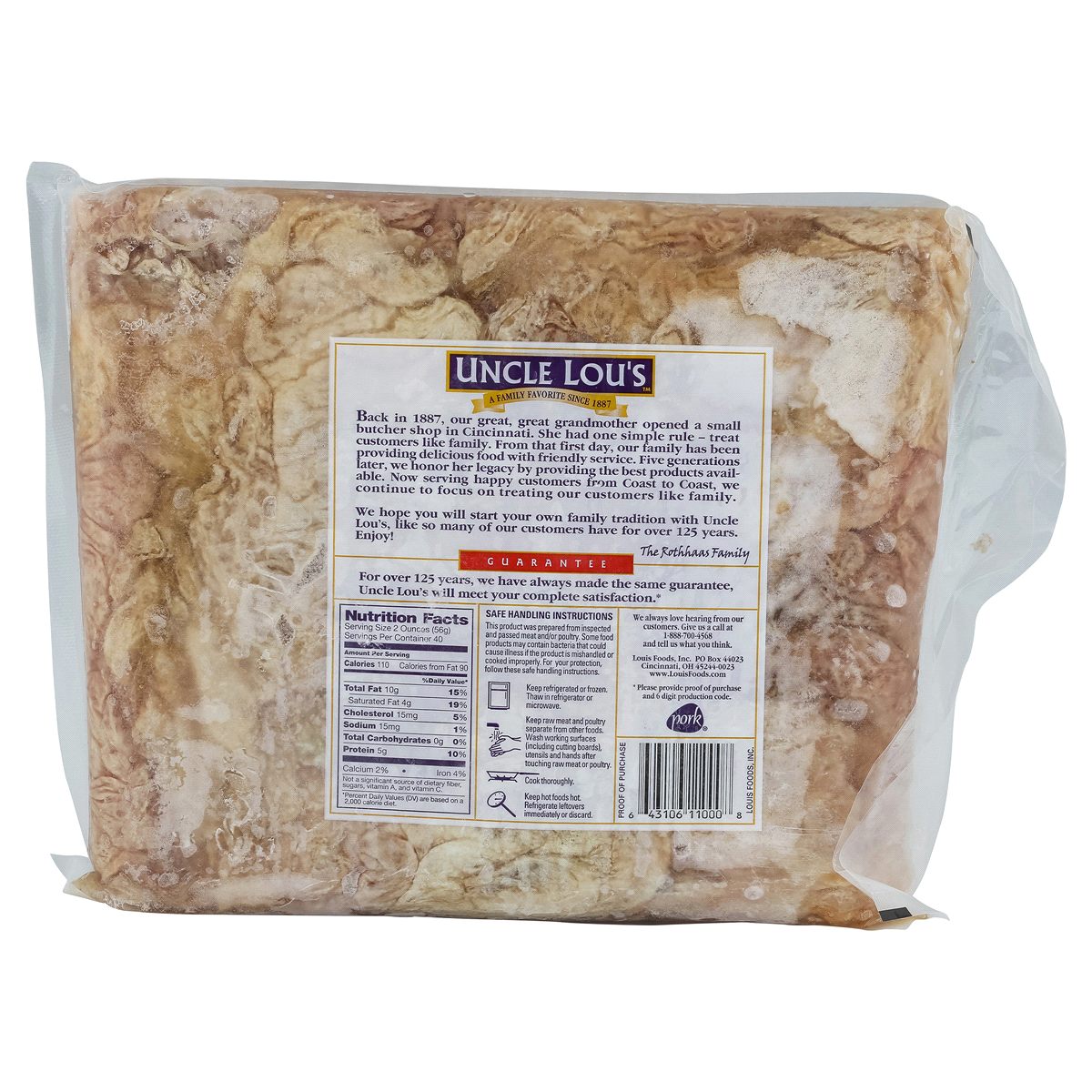 slide 2 of 2, Uncle Lou's Chitterlings 5 lb, 5 lb