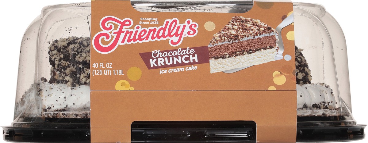 slide 10 of 11, Friendly's Chocolate Krunch Chocolate Ice Cream Cake - 40 Fl Oz, 40 oz