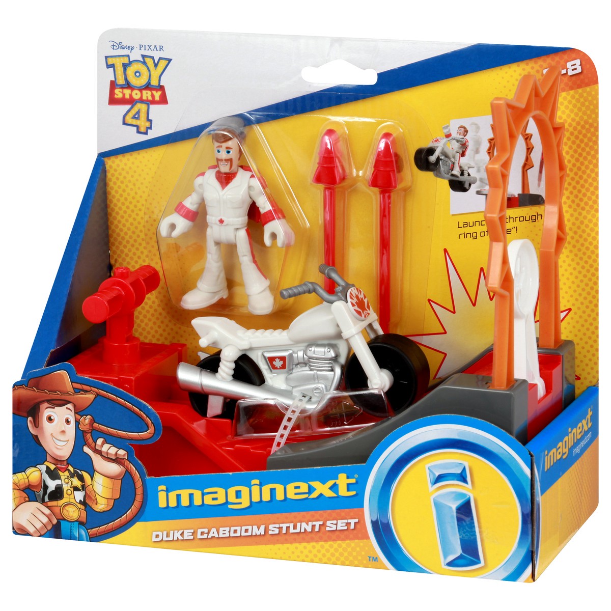 slide 7 of 10, Fisher-Price Imaginext Disney Pixar Toy Story Duke Caboom Stunt Set, 1 ct