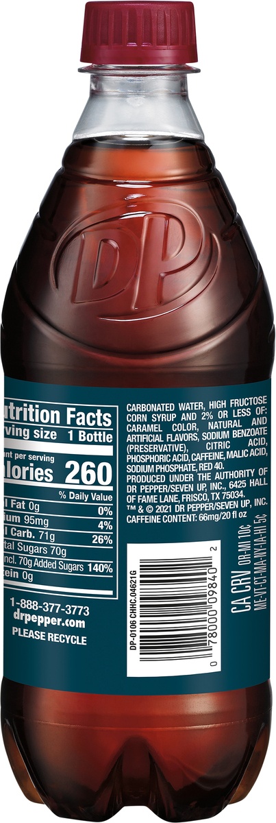 slide 7 of 8, Dr Pepper Cherry, 20 fl oz