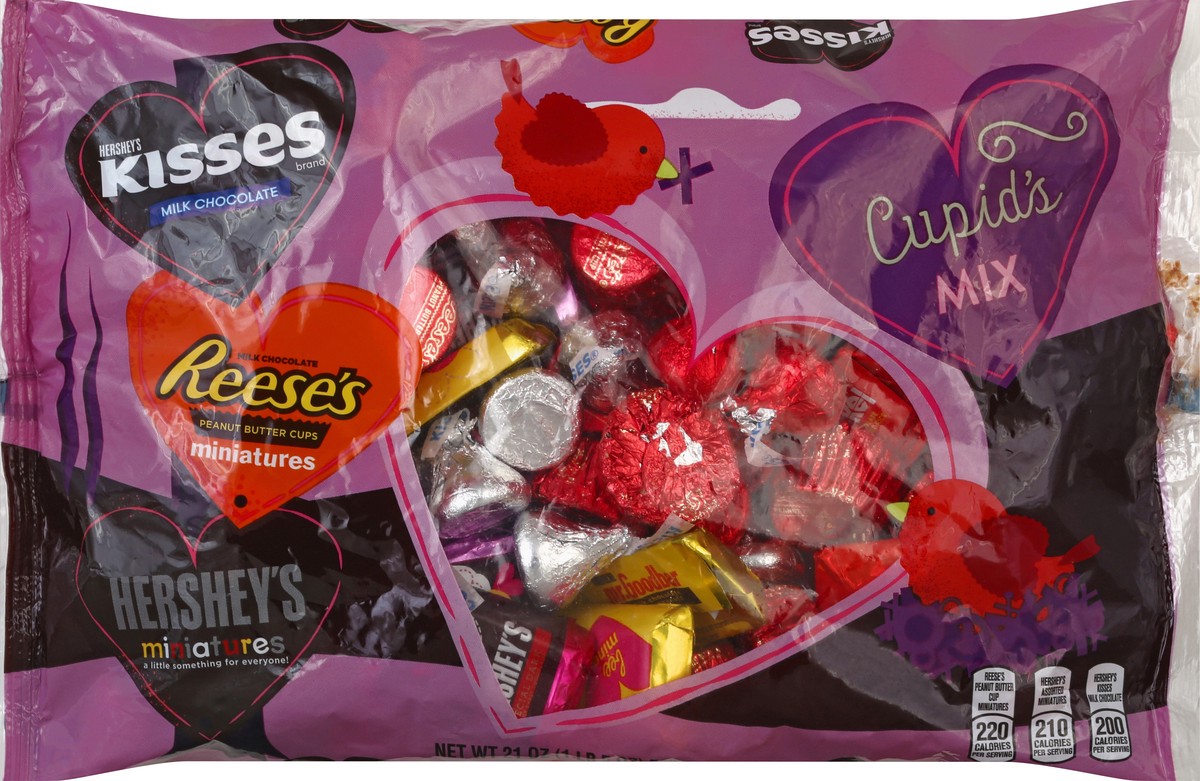 slide 3 of 5, Hershey's Valentine's Cupid's Mix Chocolates Assortment, 21 oz