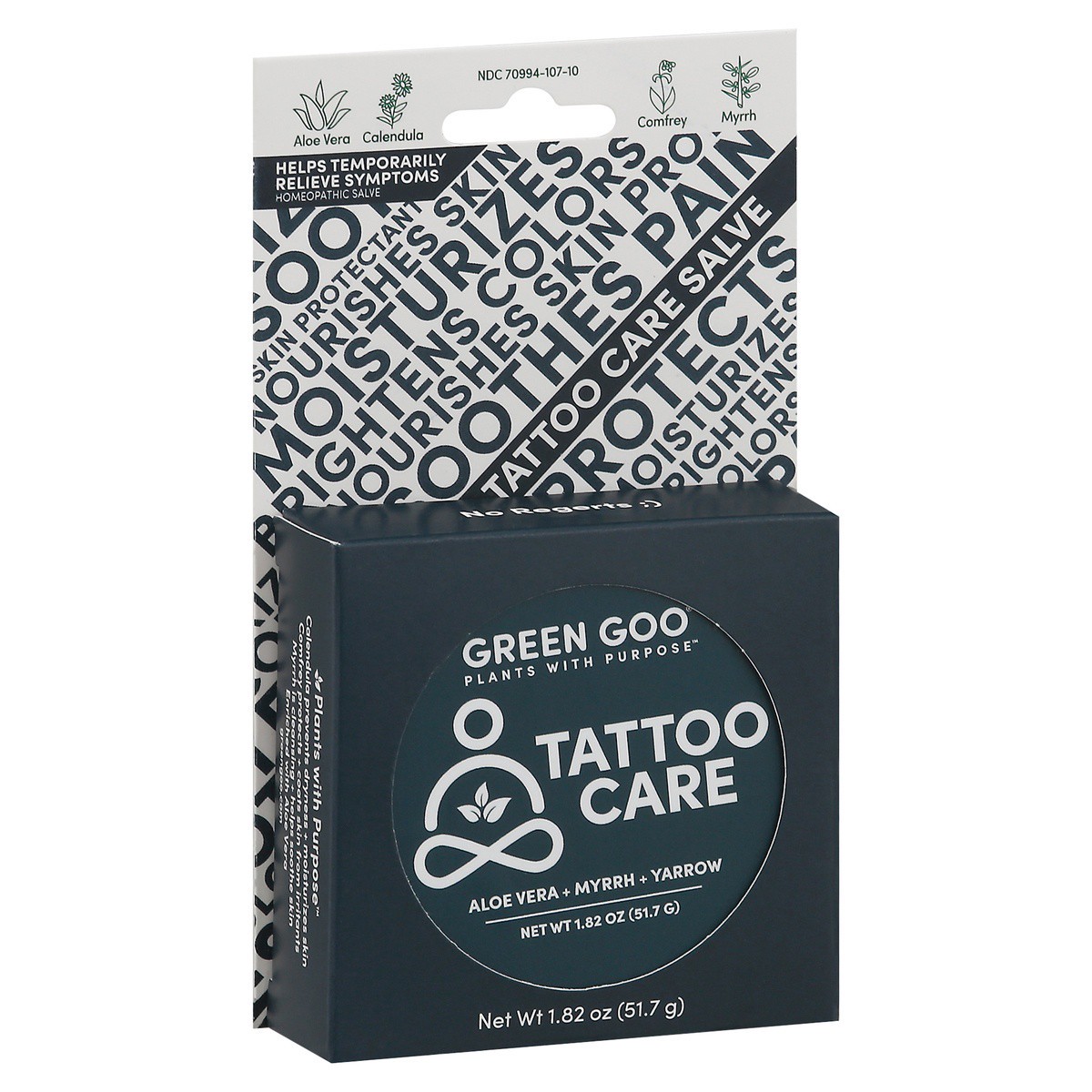 slide 2 of 9, Green Goo Tattoo Care, 1 ct