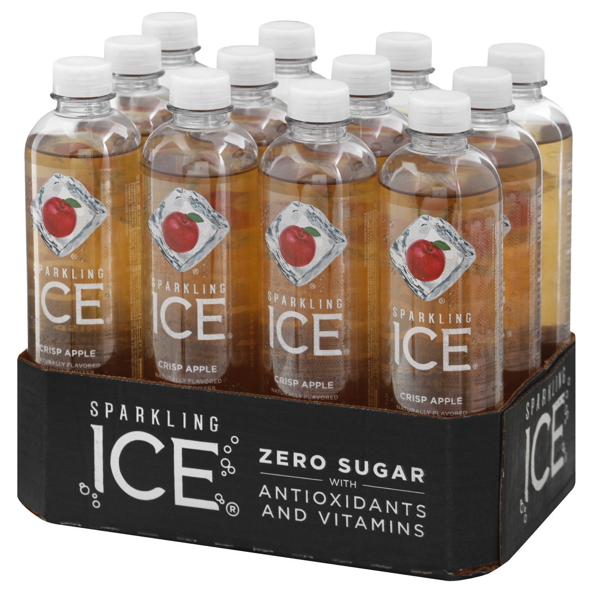 slide 3 of 10, Sparkling ICE Crisp Apple, 17 Fl Oz Bottle (Pack of 12), 204 fl oz