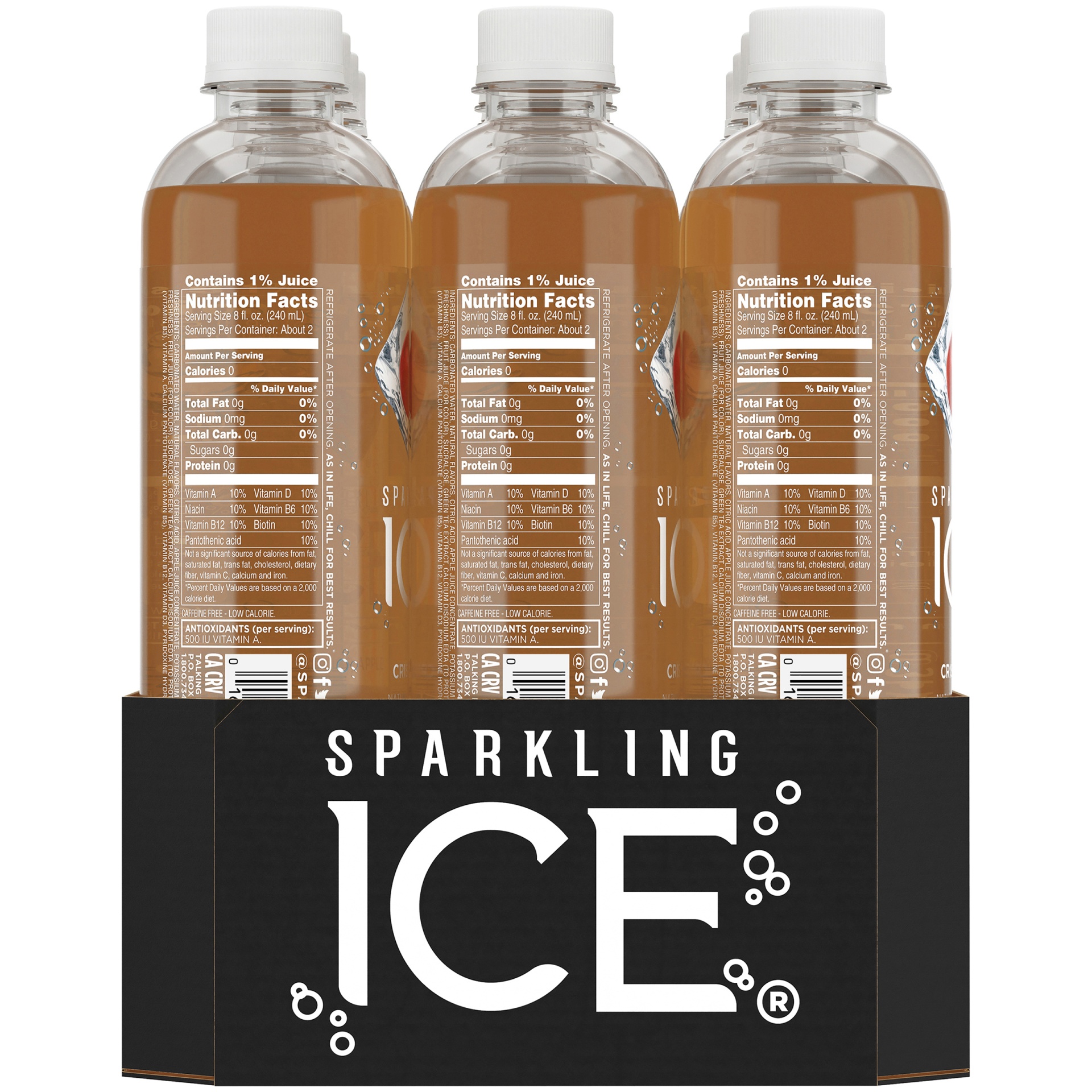 Sparkling ICE Crisp Apple Sparkling Water 12 ct; 17 fl oz | Shipt