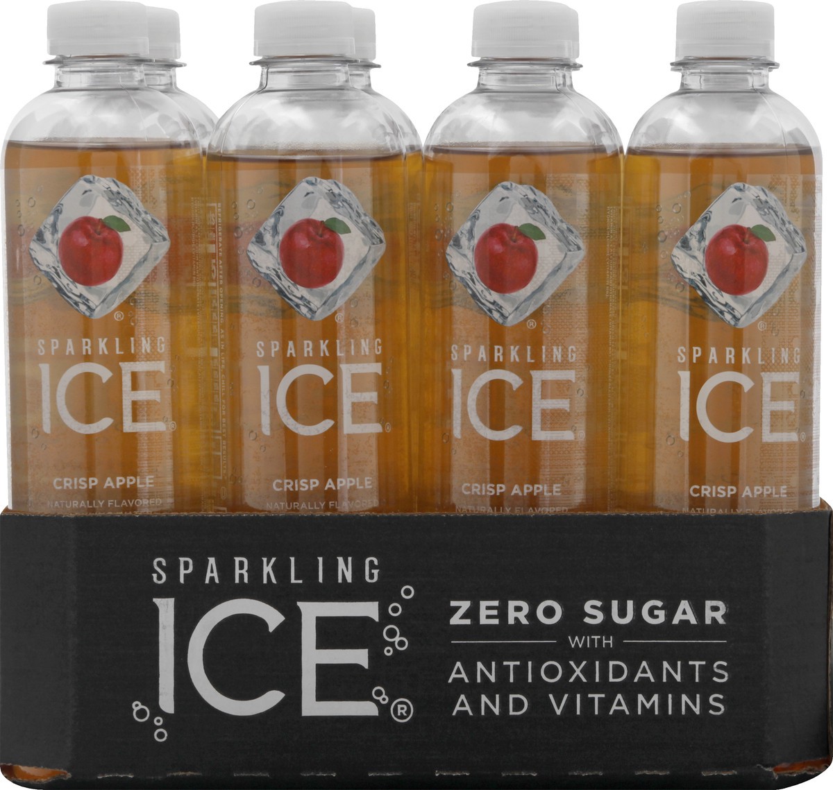 slide 9 of 10, Sparkling ICE Crisp Apple, 17 Fl Oz Bottle (Pack of 12), 204 fl oz