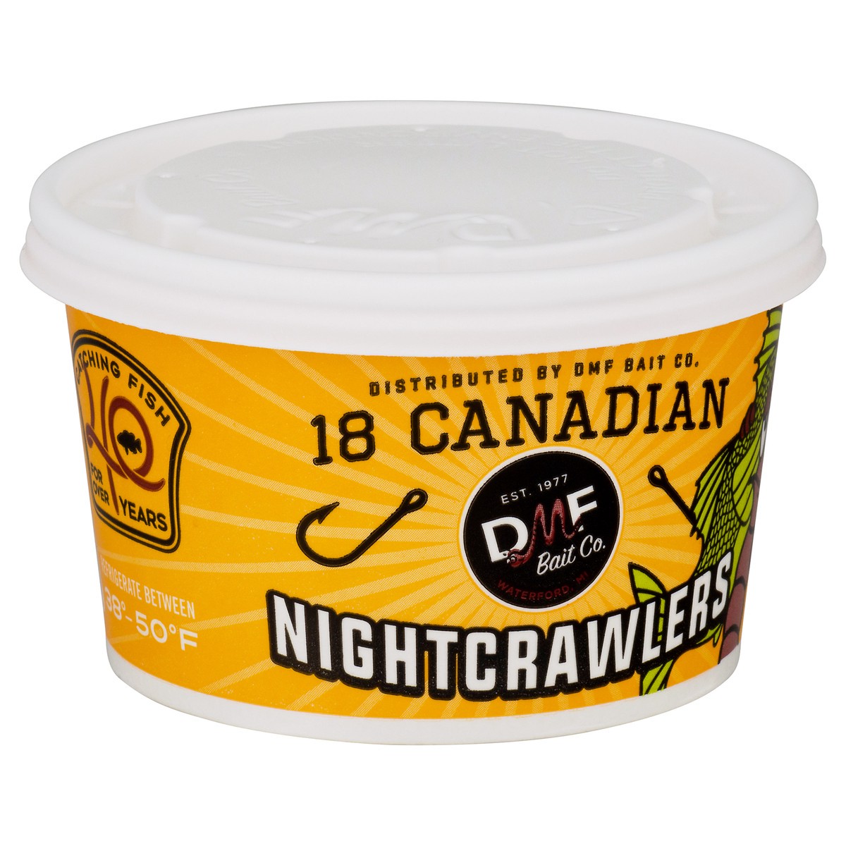 slide 2 of 10, DMF Bait Co. Canadian Nightcrawlers 18 ea, 18 ct