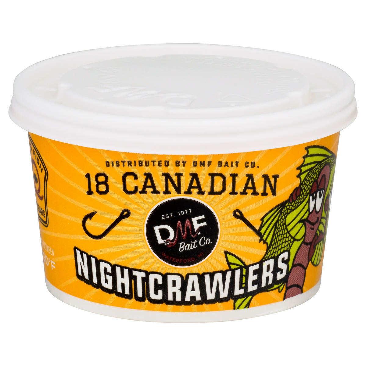 slide 1 of 1, DMF Bait Co. Canadian Nightcrawlers 18 ea, 18 ct