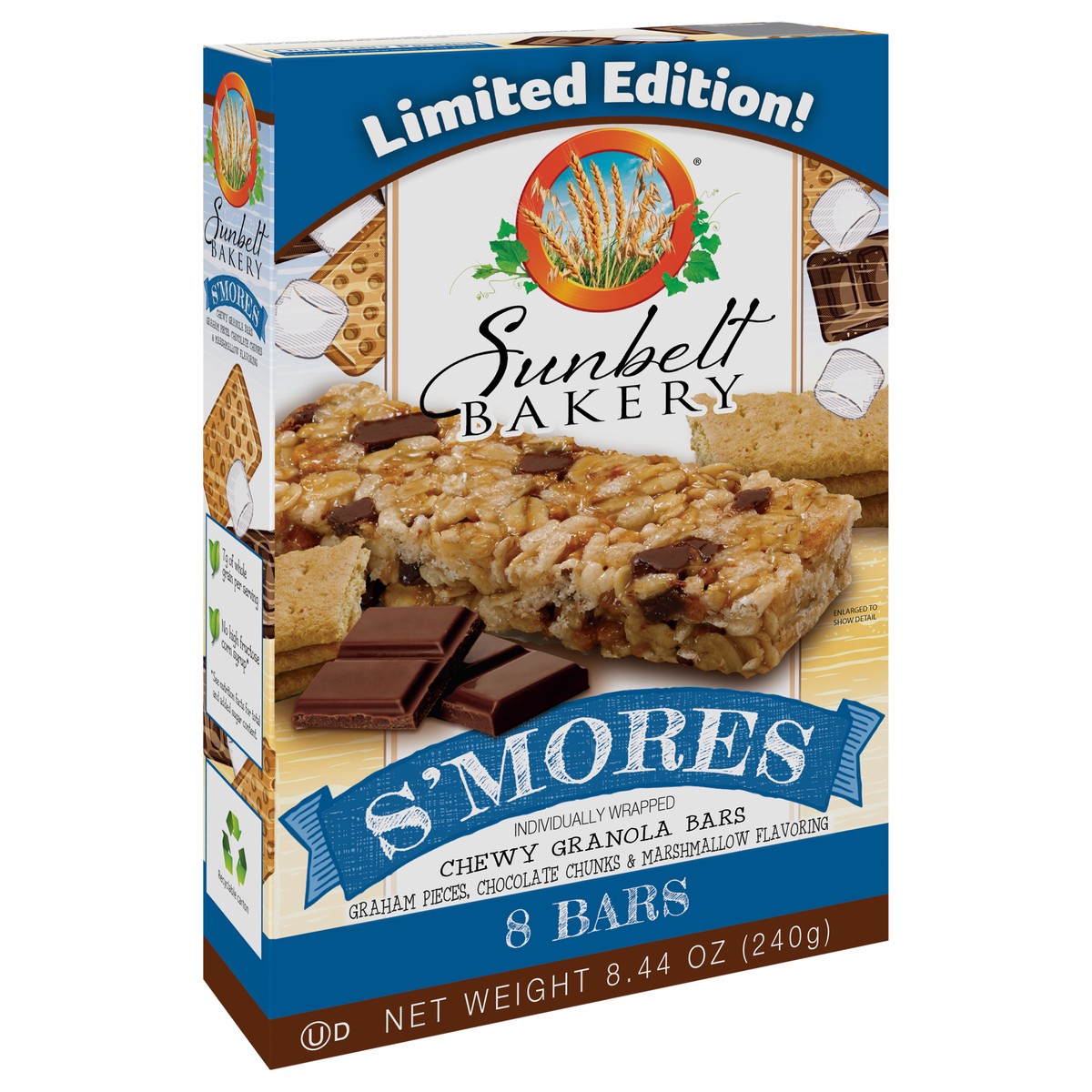 slide 2 of 9, Sunbelt Bakery S'mores Chewy Granola Bars, 8.44 oz