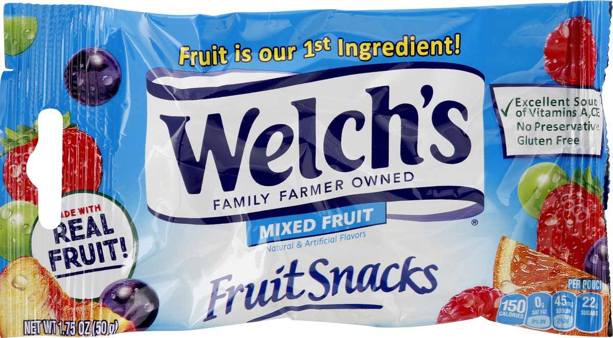 slide 11 of 12, Welch's Mixed Fruit Fruit Snacks 1.75 oz, 1.75 oz