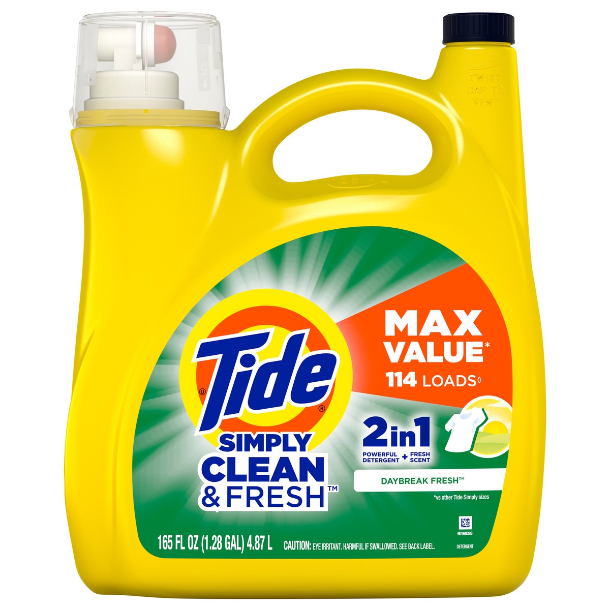 slide 1 of 6, Tide Simply He, 165 fl oz