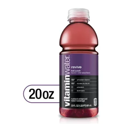 vitaminwater revive electrolyte enhanced water w/ vitamins, fruit punch drink