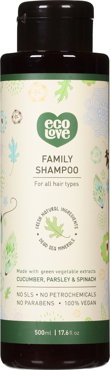 slide 6 of 9, Eco Love Family Shampoo 17.6 fl oz, 17.6 fl oz
