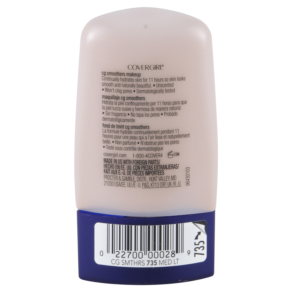 slide 2 of 2, Covergirl COVERGIRL Smoothers All Day Hydrating Foundation Light 30 Ml, 30 ml