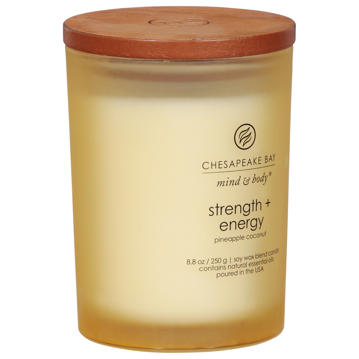 slide 3 of 9, Chesapeake Bay Candle Mind & Body Strength + Energy Pineapple Coconut Candle 8.8 oz, 8.8 oz