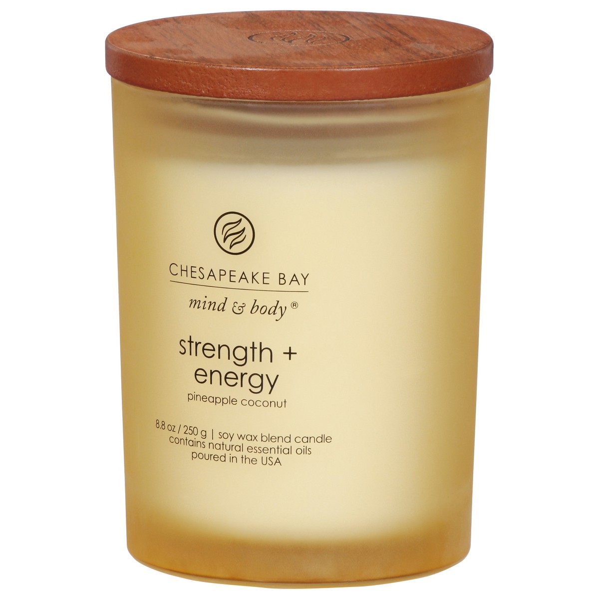 slide 9 of 9, Chesapeake Bay Candle Mind & Body Strength + Energy Pineapple Coconut Candle 8.8 oz, 8.8 oz