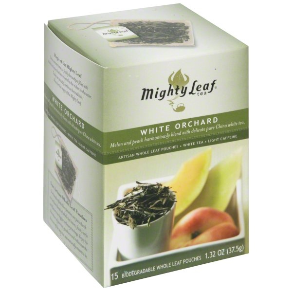 slide 1 of 1, Mighty Leaf Gluten Free White Orchard Tea, 15 ct