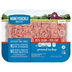 Honeysuckle White 85% Lean Fat Ground Turkey Tray