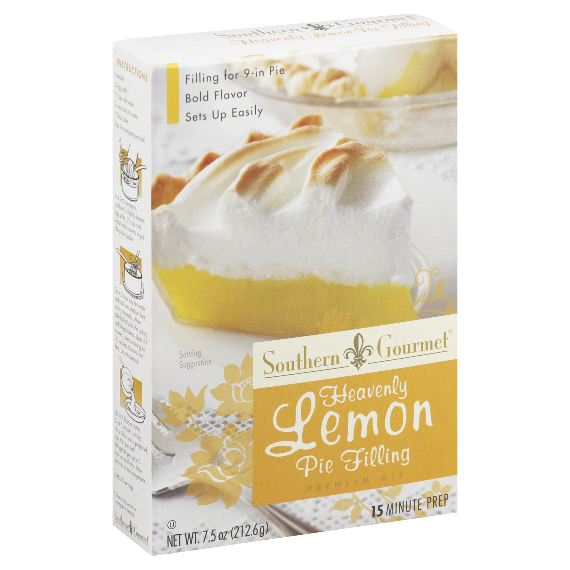 slide 1 of 1, Southern Gourmet Heavenly Lemon Pie Filling, 7.5 oz