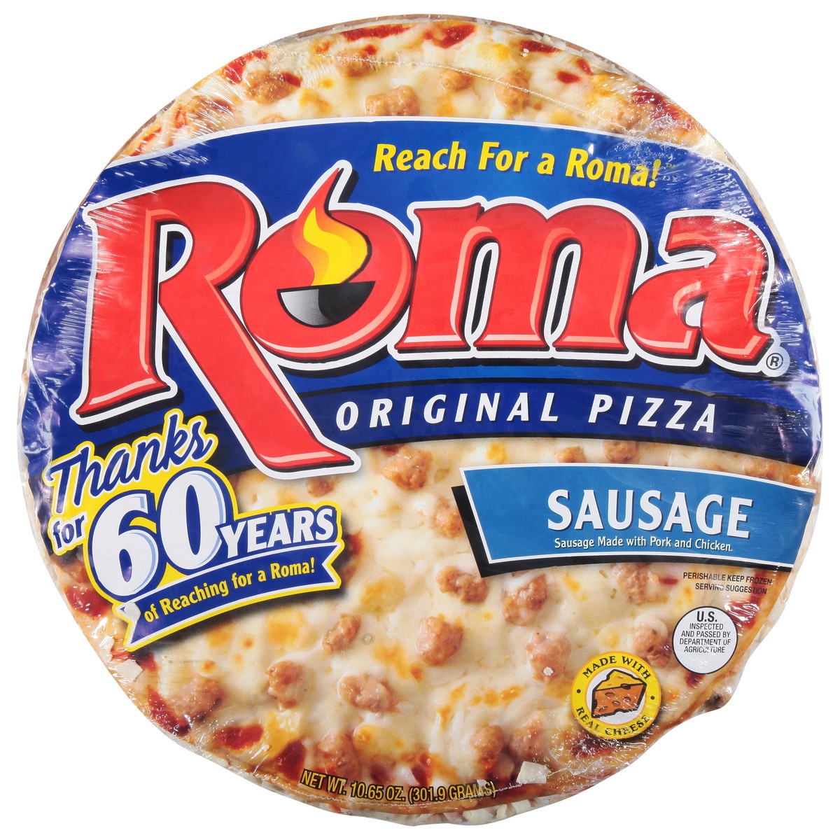 slide 11 of 13, Roma Original Sausage Pizza 10.65 oz, 10.65 oz