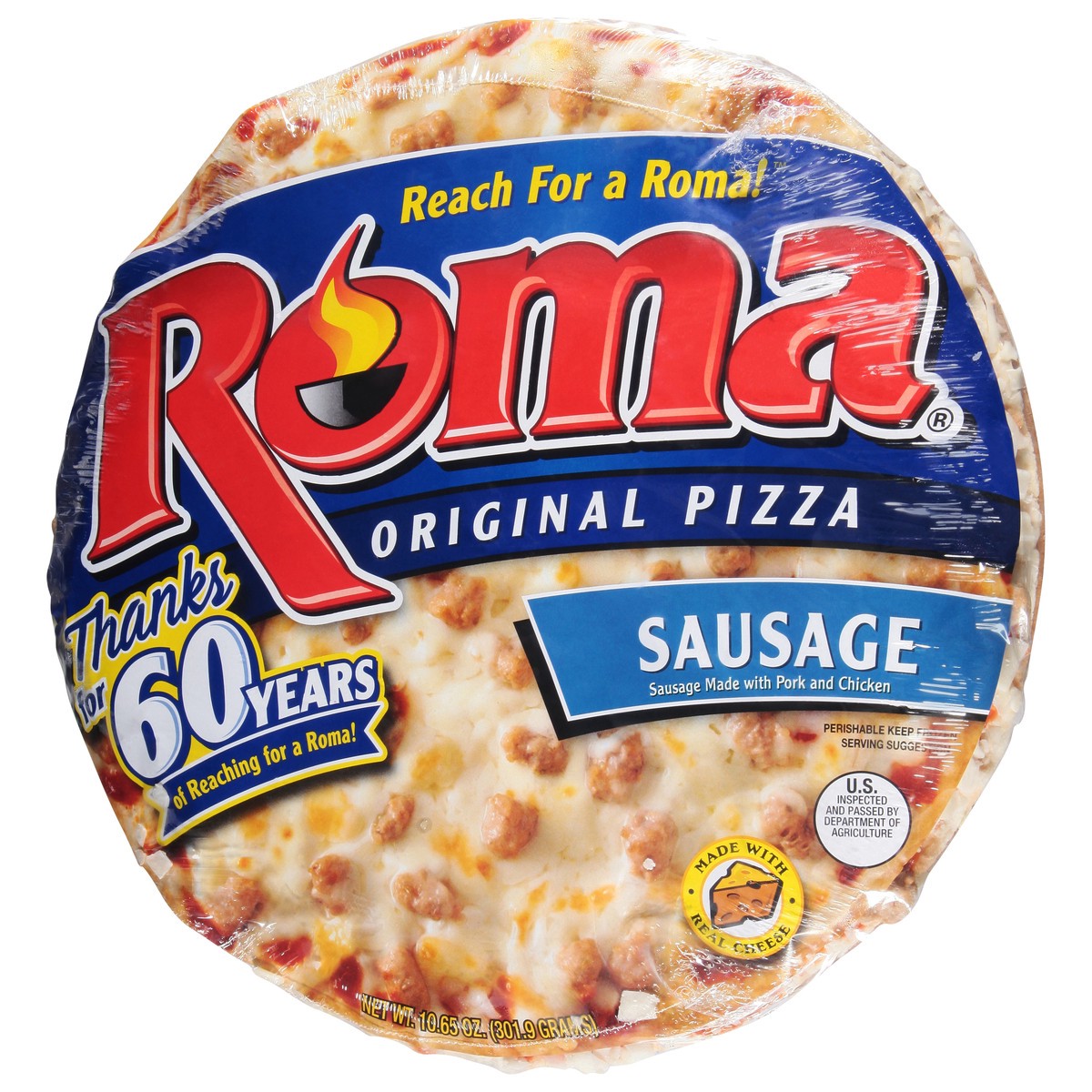 slide 5 of 13, Roma Original Sausage Pizza 10.65 oz, 10.65 oz