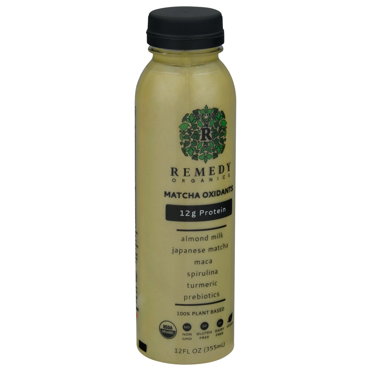 slide 5 of 9, Remedy Organics 100% Plant Based Matcha Fuel Shake 12 fl oz, 12 fl oz