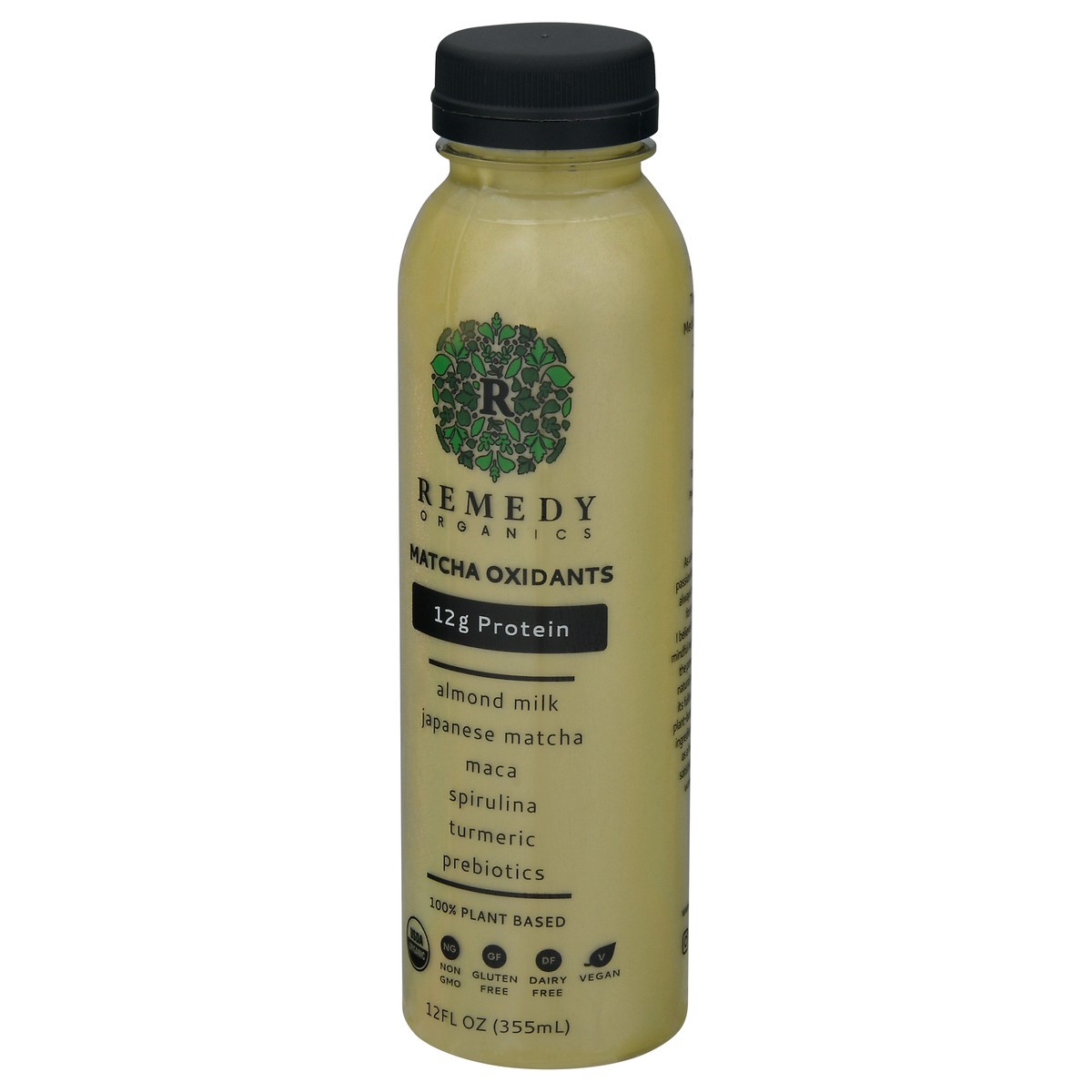 slide 9 of 9, Remedy Organics 100% Plant Based Matcha Fuel Shake 12 fl oz, 12 fl oz