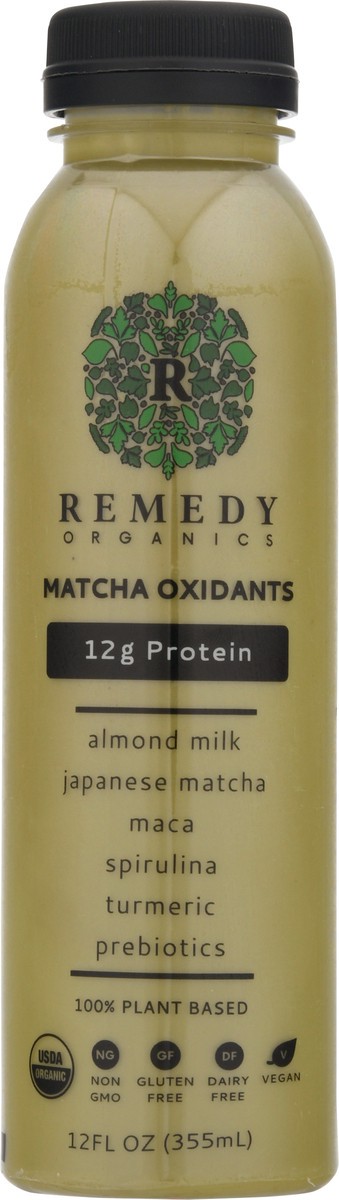 slide 6 of 9, Remedy Organics Plant-based Matcha Oxidants Beverage, 12 fl oz