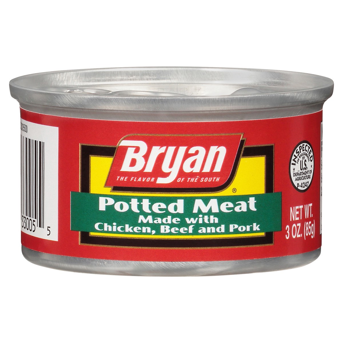 slide 1 of 9, Bryan Potted Meat 3 oz, 3 oz