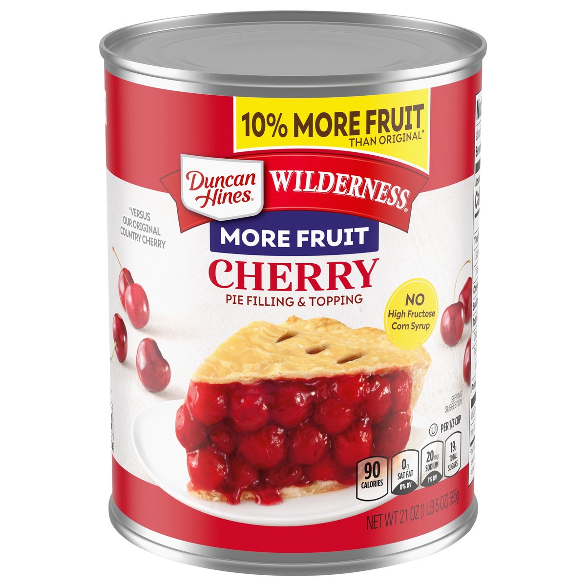 slide 1 of 5, Duncan Hines Wilderness Cherry Pie Filling & Topping 21 oz, 21 oz