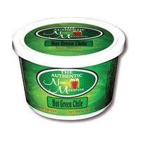 slide 1 of 1, Albuquerque Tortilla Hot Green Chile, 14 oz