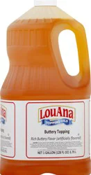 LouAna Rich Buttery Flavor Buttery Topping 1 gl