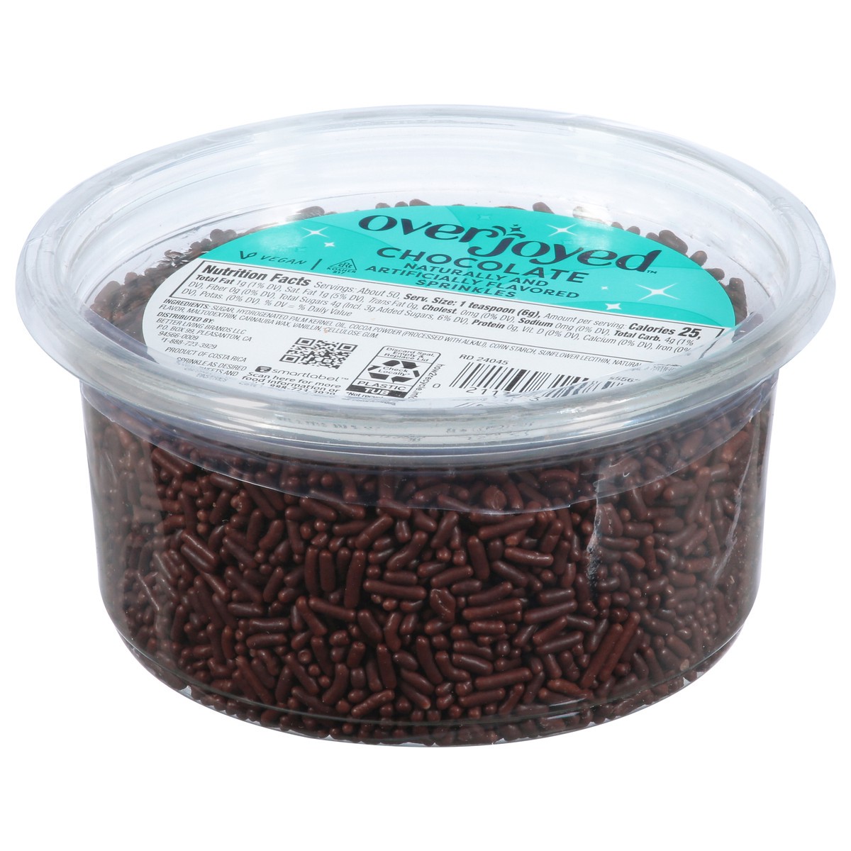 slide 2 of 4, Overjoyed Chocolate Sprinkles - 10.5 Oz, 10.5 oz